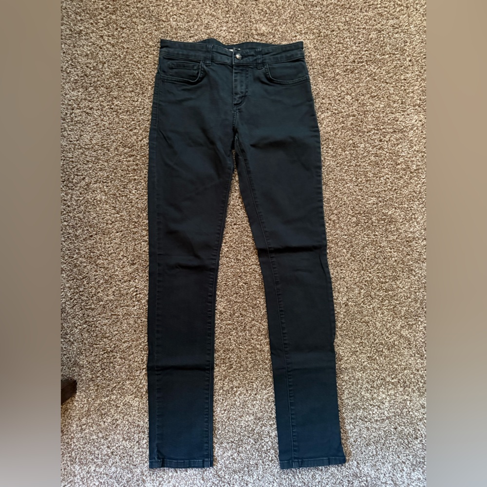 Burberry London Mid Rise (9”) Skinny Jeans, Black, UK 6/US 4/ITA 38